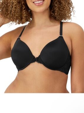 Maidenform Women's Racerback Bra with Shaping & Support Underwire Bra Black 40DD